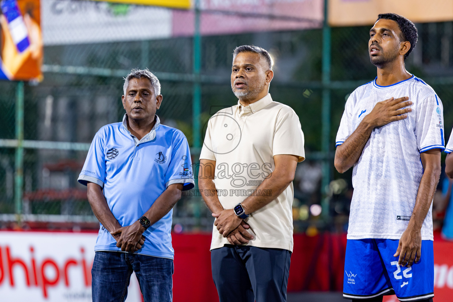 TEAM MMA vs CLUB 220 in the Semi-finals of Club Maldives Classic 2024 held in Rehendi Futsal Ground, Hulhumale', Maldives on Tuesday, 19th September 2024. 
Photos: Nausham Waheed / images.mv