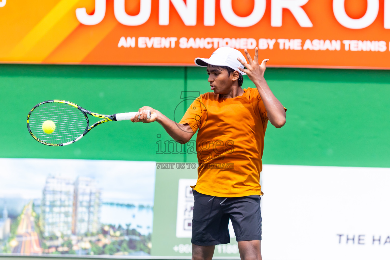 Day 5 of ATF Maldives Junior Open Tennis was held in Male' Tennis Court, Male', Maldives on Monday, 16th December 2024. Photos: Nausham Waheed/ images.mv