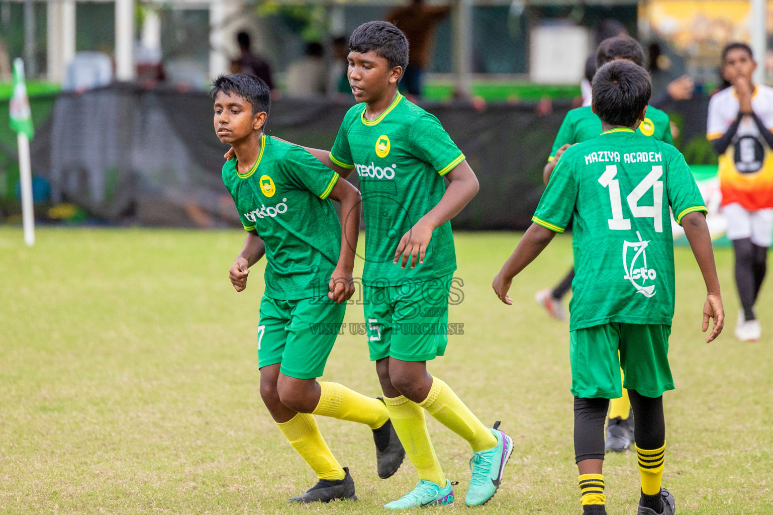 Day 1 of MILO Academy Championship 2024 - U12 was held at Henveiru Grounds in Male', Maldives on Thursday, 4th July 2024. Photos: Shuu Abdul Sattar / images.mv