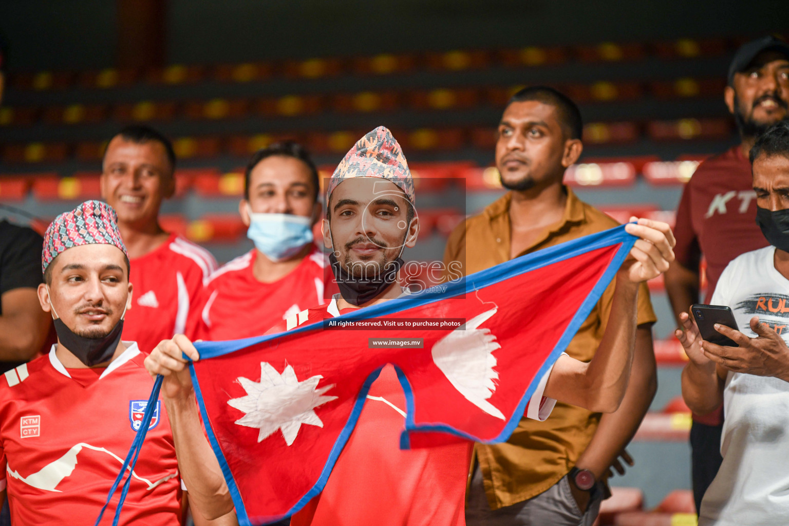 Nepal vs Sri Lanka in SAFF Championship 2021 held on 4th October 2021 in Galolhu National Stadium, Male', Maldives