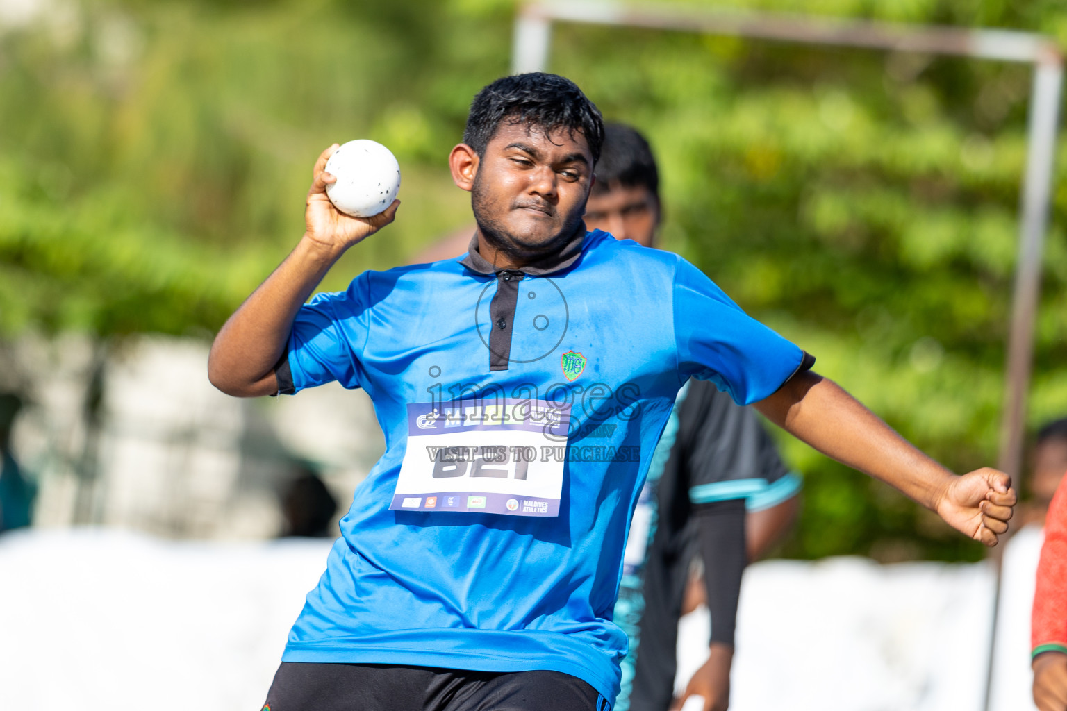 Day 1 of MWSC Interschool Athletics Championships 2024 held in Hulhumale Running Track, Hulhumale, Maldives on Saturday, 9th November 2024. 
Photos by: Ismail Thoriq / images.mv