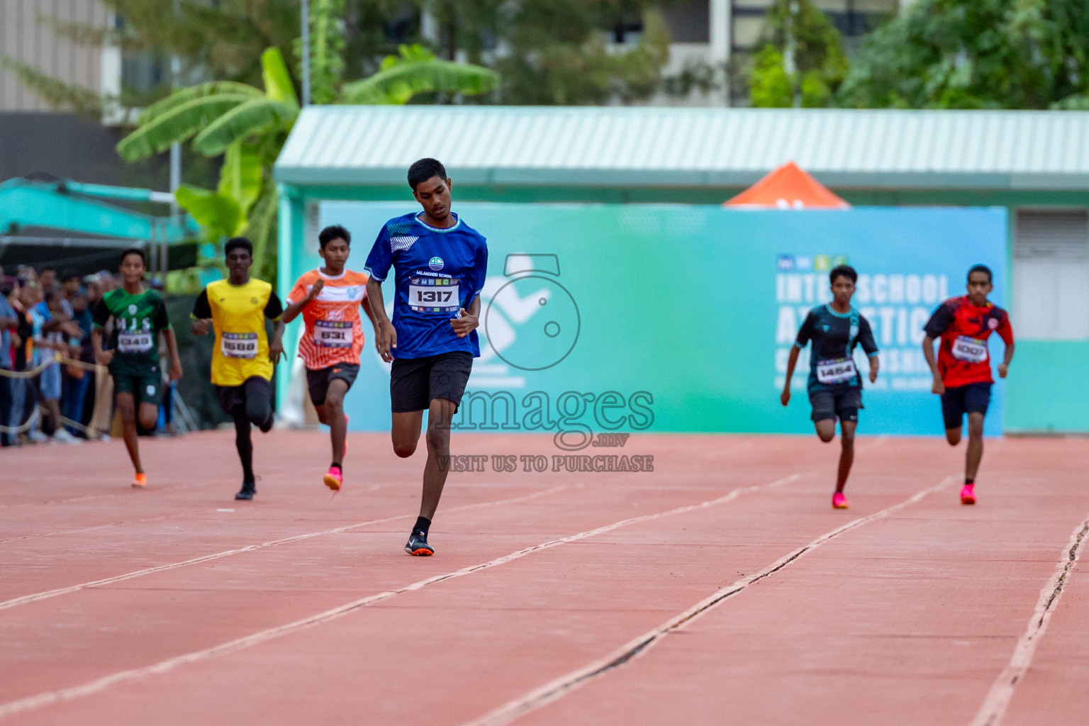 Day 2 of MWSC Interschool Athletics Championships 2024 held in Hulhumale Running Track, Hulhumale, Maldives on Sunday, 10th November 2024. 
Photos by: Hassan Simah / Images.mv