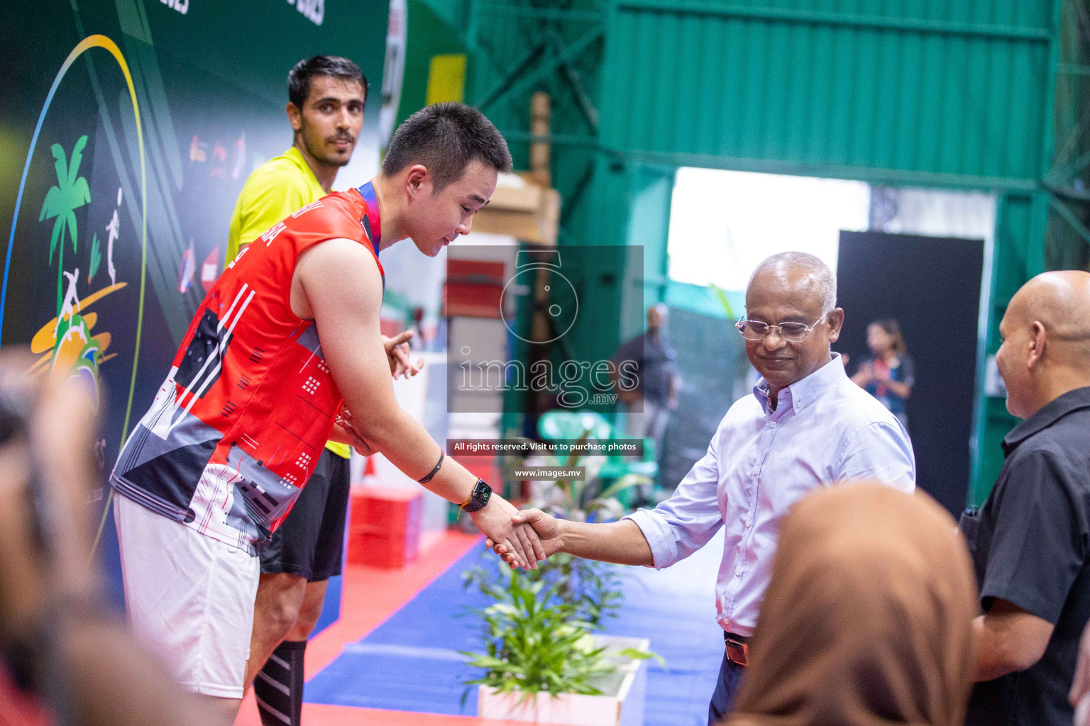 Finals of Li-Ning Maldives International Challenge 2023, was is held in Ekuveni Indoor Court, Male', Maldives on Saturday, 10th June 2023. Photos: Ismail Thoriq / images.mv