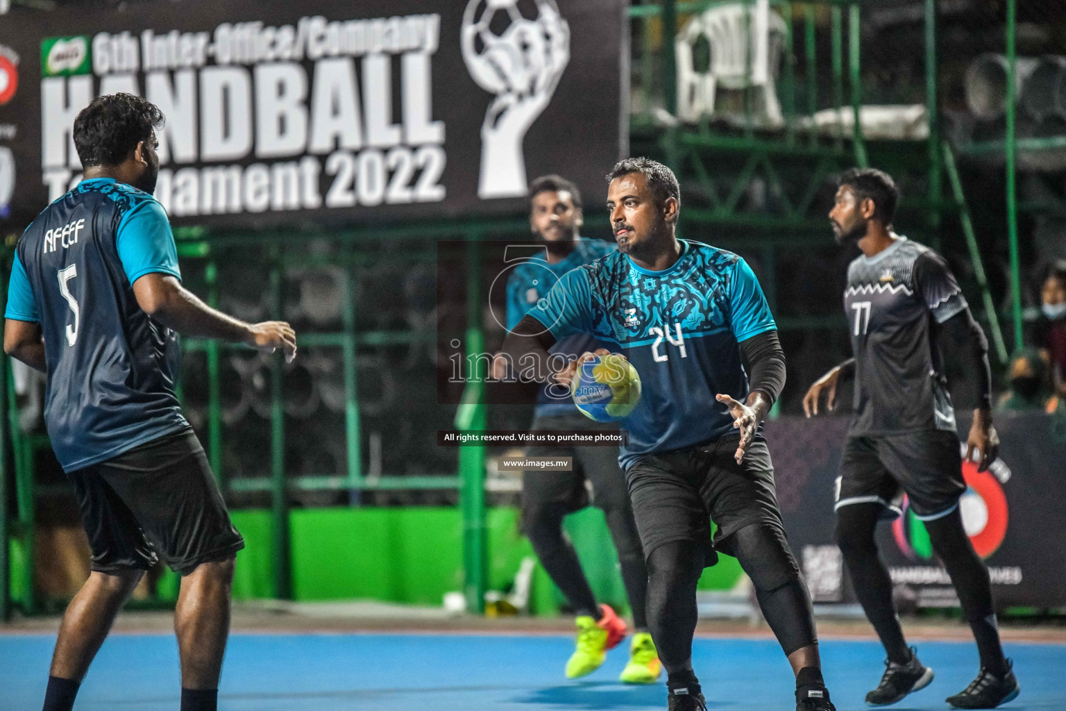 Day 4 of Milo 6th Inter Office Handball Tournament 2022 - Photos by  Nausham Waheed