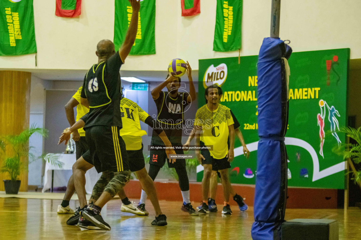 Kulhudhuffushi Youth & R.C vs Club Matrix in the Finals of Milo National Netball Tournament 2021 held on 4th December 2021 in Male', Maldives Photos: Ismail Thoriq / images.mv