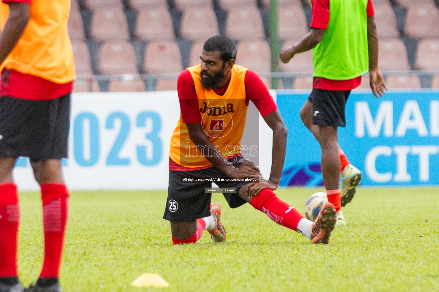 Training session for the Maldives national football team in preparation for the upcoming match against Bangladesh, held in Football Stadium, Male', Maldives on Tuesday, 10th October 2023 Photos: Nausham Waheed/ Images.mv