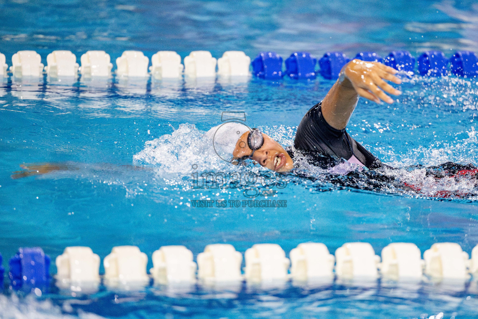 Day 4 of National Swimming Championship 2024 held in Hulhumale', Maldives on Monday, 16th December 2024. Photos: Hassan Simah / images.mv