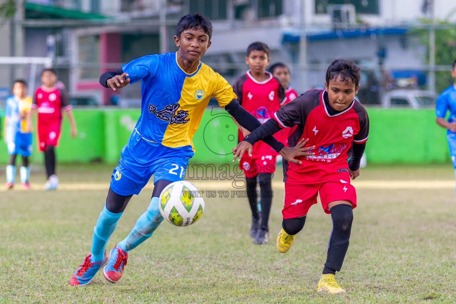 Day 2  of MILO Academy Championship 2024 - U12 was held at Henveiru Grounds in Male', Maldives on Thursday, 5th July 2024. Photos: Shuu Abdul Sattar / images.mv