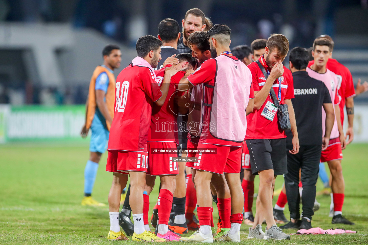 Lebanon vs India in the Semi-final of SAFF Championship 2023 held in Sree Kanteerava Stadium, Bengaluru, India, on Saturday, 1st July 2023. Photos: Hassan Simah / images.mv