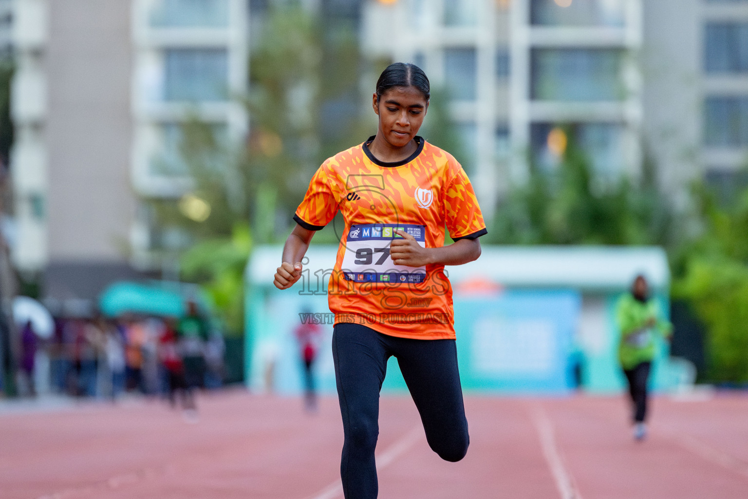 Day 2 of MWSC Interschool Athletics Championships 2024 held in Hulhumale Running Track, Hulhumale, Maldives on Sunday, 10th November 2024. 
Photos by: Hassan Simah / Images.mv