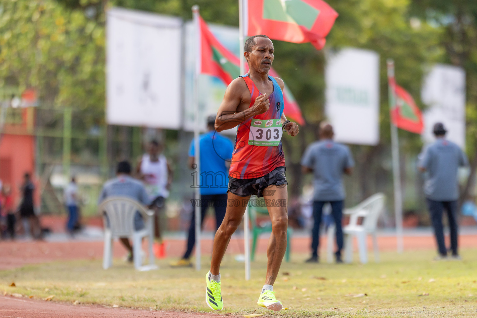 Day 1 of National Athletics Championship 2025 was held at Ekuveni Running Ground in Male', Maldives on Thursday, 14th August 2025. Photos: Hasni / images.mv