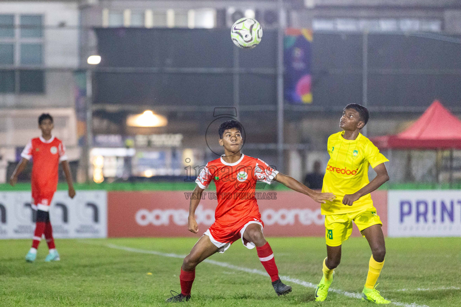 Maziya vs Hurriya (U14) in Day 4 of Dhivehi Youth League 2024 held at Henveiru Stadium on Thursday, 28th November 2024. Photos: Shuu Abdul Sattar/ Images.mv