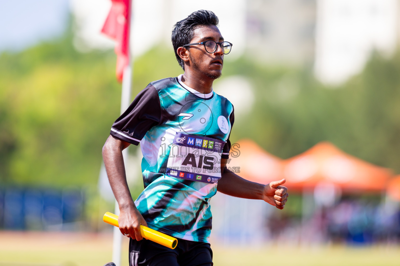 Day 6 of MWSC Interschool Athletics Championships 2024 held in Hulhumale Running Track, Hulhumale, Maldives on Thursday, 14th November 2024. Photos by: Nausham Waheed / Images.mv