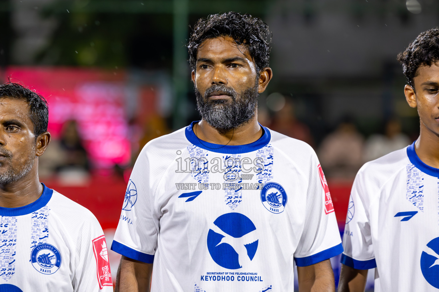 V Felidhoo vs V Keyodhoo in Atoll Round Final on Day 22 of Golden Futsal Challenge 2025 was held on Sunday , 26th January 2025, in Hulhumale', Maldives.
Photos: Ismail Thoriq / images.mv