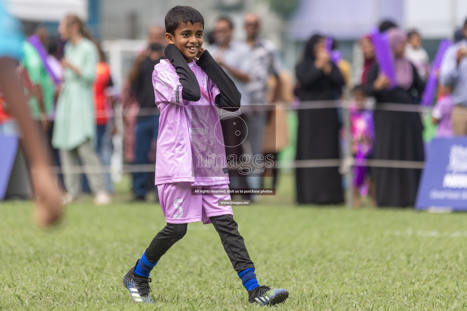 Day 1 of Nestle kids football fiesta, held in Henveyru Football Stadium, Male', Maldives on Wednesday, 11th October 2023 Photos: Shut Abdul Sattar/ Images.mv