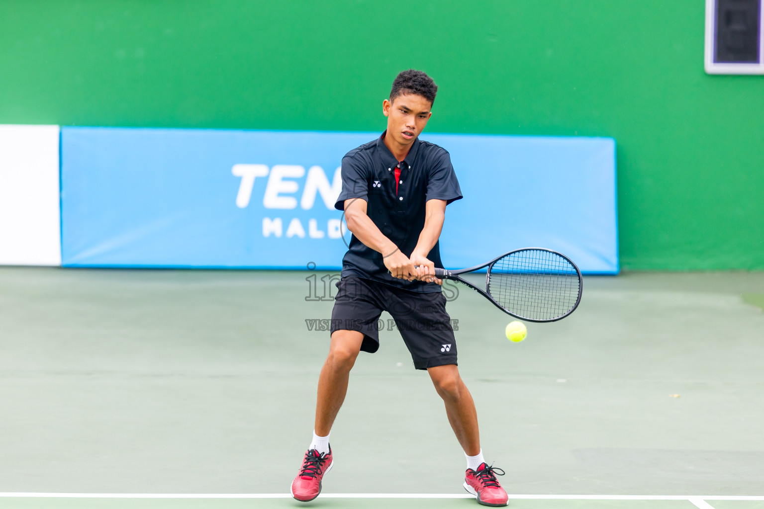 Day 6 of ATF Maldives Junior Open Tennis was held in Male' Tennis Court, Male', Maldives on Tuesday, 17th December 2024. Photos: Nausham Waheed/ images.mv