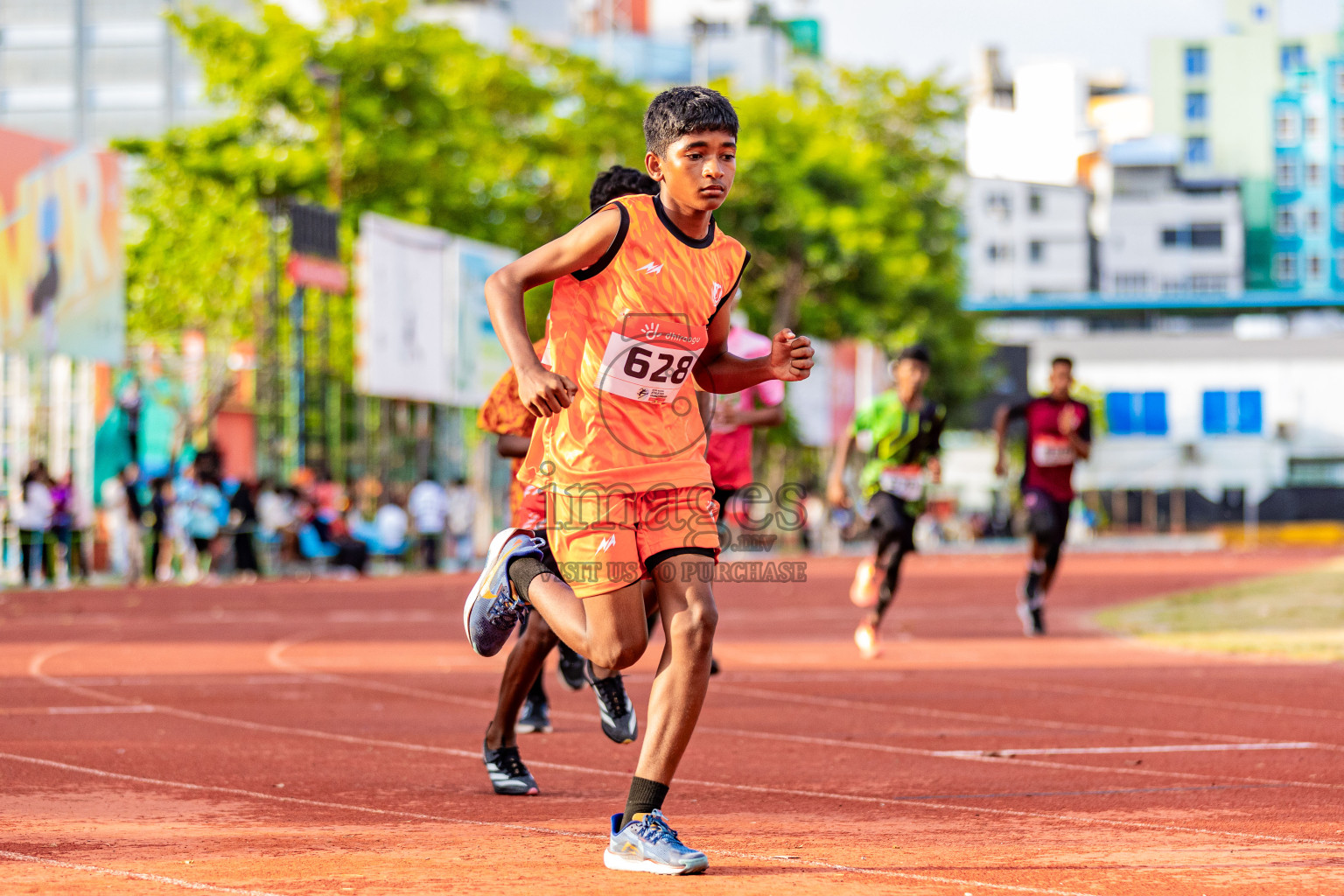 Day 3 of Inter-school Athletics Championship 2025 held in Ekuveni Synthetic Track, Male', Maldives on Wednesday, 08th October 2025. Photos by: Areef Adam  / Images.mv