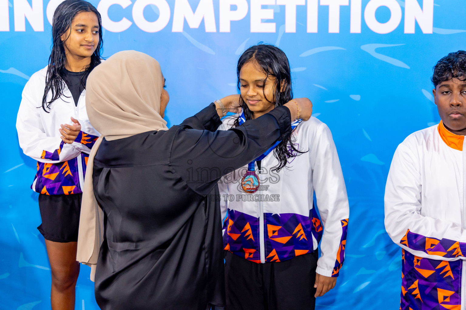 Day 4 of 20th Inter-school Swimming Competition 2024 held in Hulhumale', Maldives on Tuesday, 15th October 2024. Photos: Nausham Waheed / images.mv