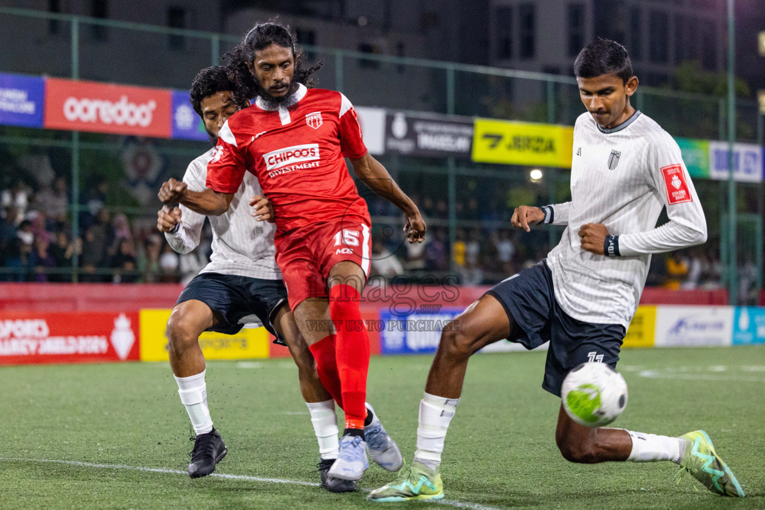 Th Vilufuhsi vs Th Buruni in Day 3 of Golden Futsal Challenge 2024 was held on Wednesday, 17th January 2024, in Hulhumale', Maldives
Photos: Ismail Thoriq / images.mv