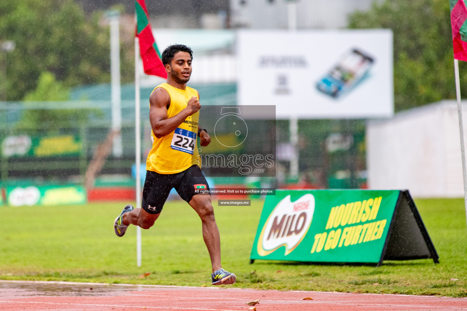 Day 2 of National Athletics Championship 2023 was held in Ekuveni Track at Male', Maldives on Friday, 24th November 2023. Photos: Hassan Simah / images.mv