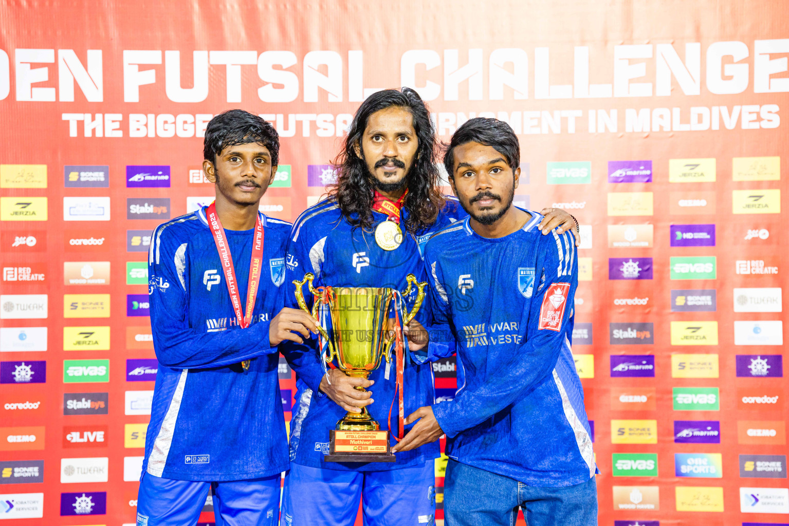 AA. Mathiveri VS AA. Thoddoo in Atoll Round Final on Day 20 of Golden Futsal Challenge 2025 was held on Thursday, 23rd January 2025, in Hulhumale', Maldives. Photos: Abdulla Abeed / images.mv