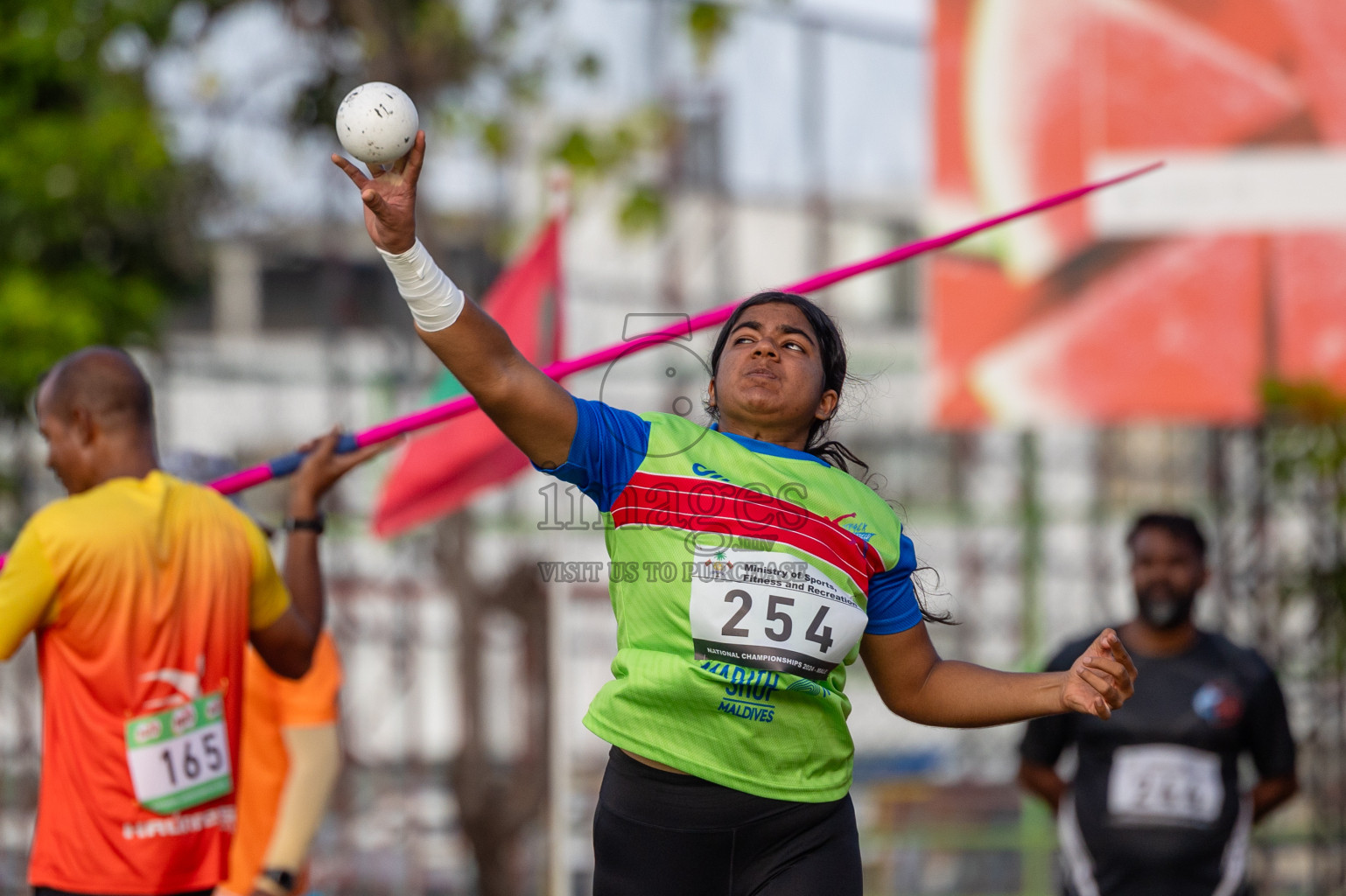 Day 2 of 33rd National Athletics Championship was held in Ekuveni Track at Male', Maldives on Friday, 6th September 2024. Photos: Shuu Abdul Sattar / images.mv