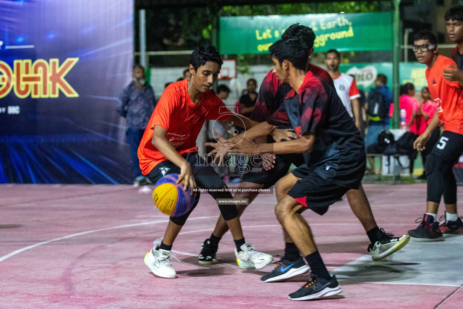 Day4 of Slamdunk by Sosal on 15th April 2023 held in Male'. Photos: Nausham waheed /images.mv