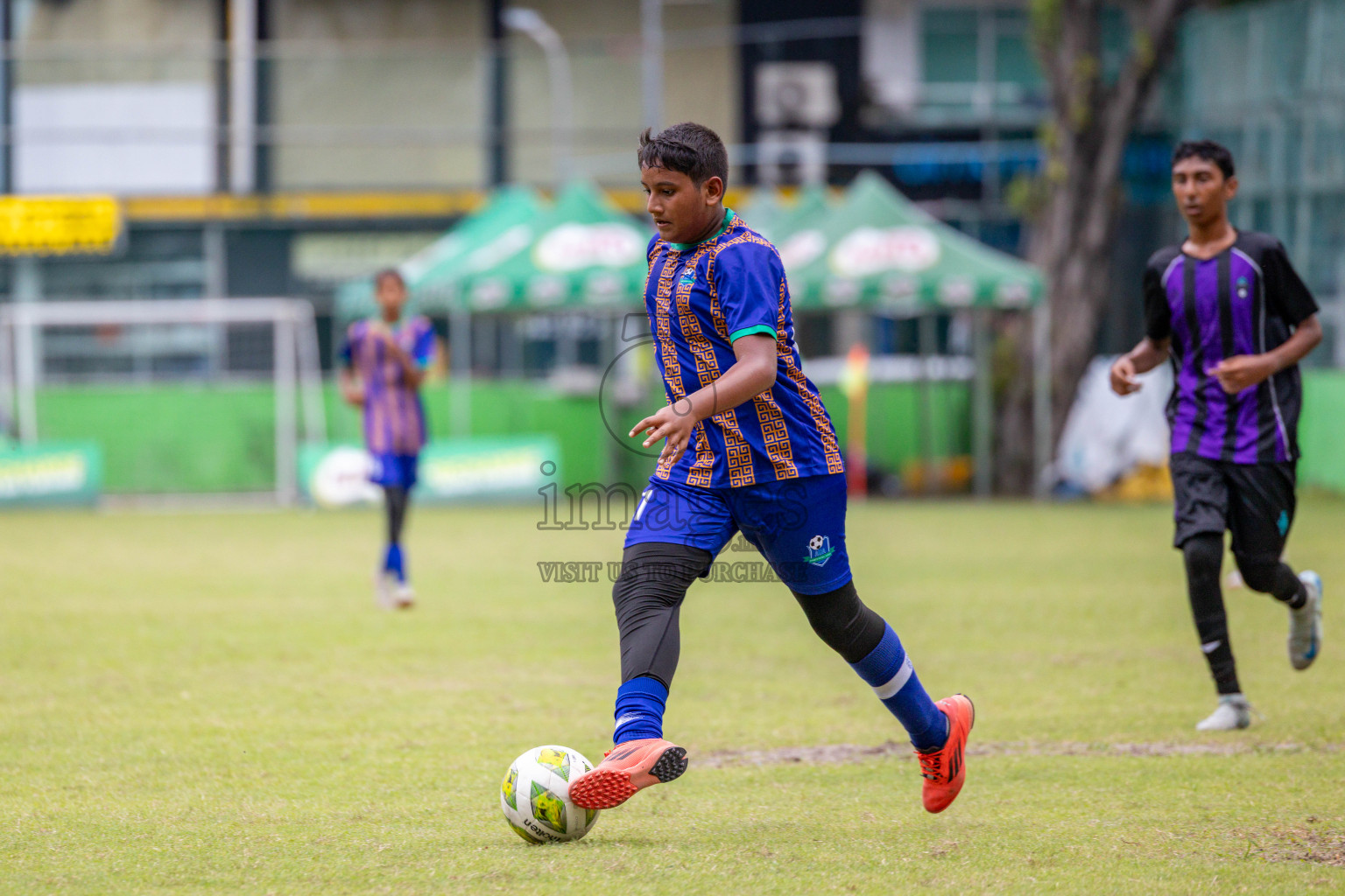 Day 2 of MILO Academy Championship 2025 (U14) was held on Friday, 31st October 2025 at Henveiru Football Grounds, Male', Maldives . 
Photos: Hassan Simah / images.mv