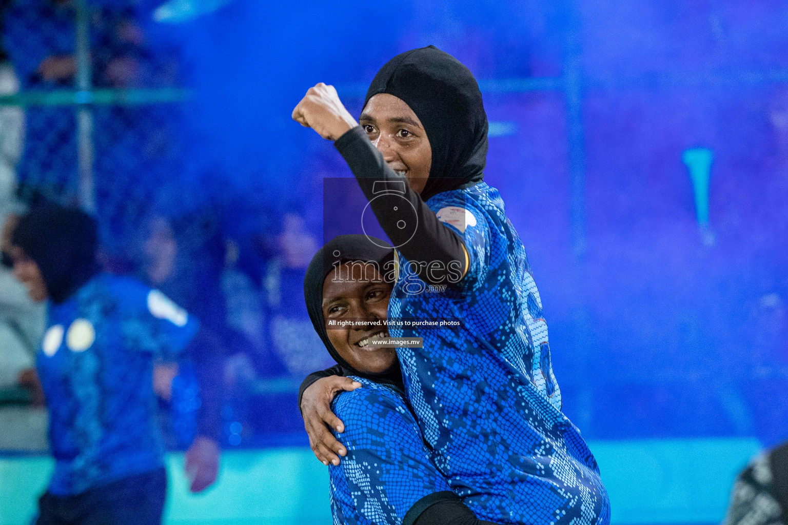 Ports Limited vs WAMCO - in the Finals 18/30 Women's Futsal Fiesta 2021 held in Hulhumale, Maldives on 18 December 2021. Photos by Nausham Waheed & Shuu Abdul Sattar