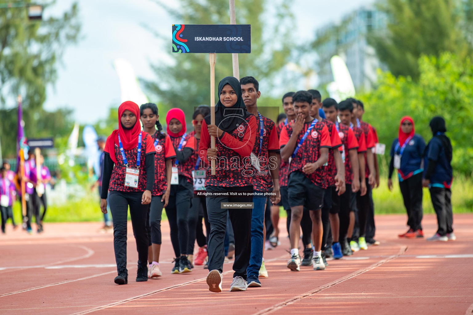 Day one of Inter School Athletics Championship 2023 was held at Hulhumale' Running Track at Hulhumale', Maldives on Saturday, 14th May 2023. Photos: Nausham Waheed / images.mv