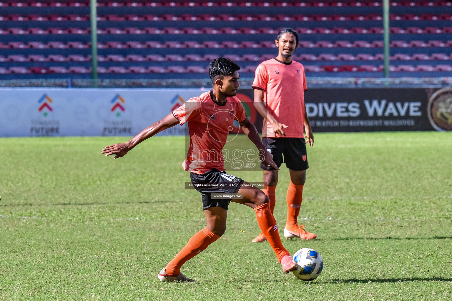 Club Eagles vs Super United sports in the FA Cup 2022 on 15th Aug 2022, held in National Football Stadium, Male', Maldives Photos: Nausham Waheed / Images.mv