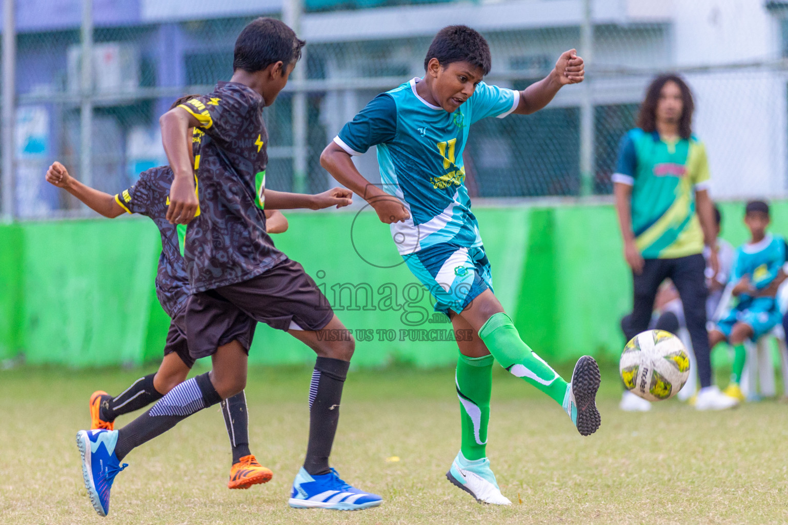 Day 2  of MILO Academy Championship 2024 - U12 was held at Henveiru Grounds in Male', Maldives on Thursday, 5th July 2024. Photos: Shuu Abdul Sattar / images.mv