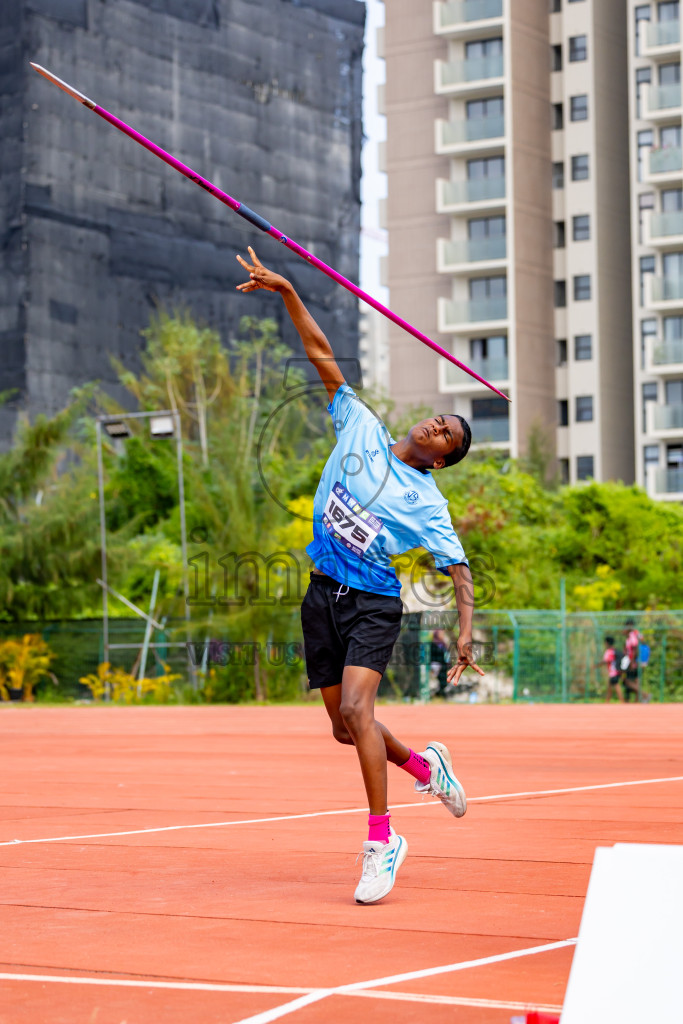 Day 5 of MWSC Interschool Athletics Championships 2024 held in Hulhumale Running Track, Hulhumale, Maldives on Wednesday, 13th November 2024. Photos by: Nausham Waheed / Images.mv