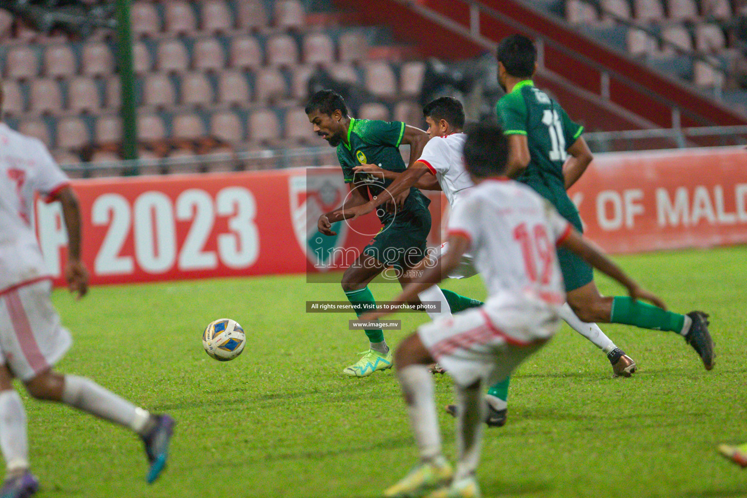 Maziya Sports & Recreation vs Buru Sports Club in President's Cup 2023, held on 20 April 2023 in National Football Stadium, Male', Maldives Photos: Hassan Simah, Mohamed Mahfooz