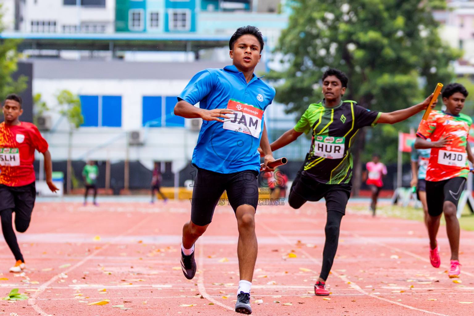 Day 6 of Inter-school Athletics Championship 2025 held in Ekuveni Synthetic Track, Male', Maldives on Sunday, 12th October 2025. Photos by: Nausham Waheed / Images.mv
