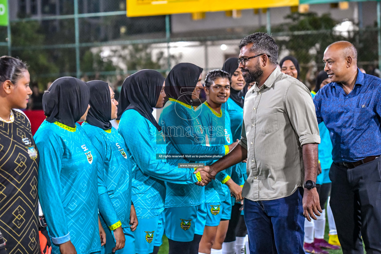 Opening of Eighteen Thirty Women's Futsal Fiesta 2022 was held in Hulhumale', Maldives on Saturday, 8th October 2022. Photos: Nausham Waheed / images.mv