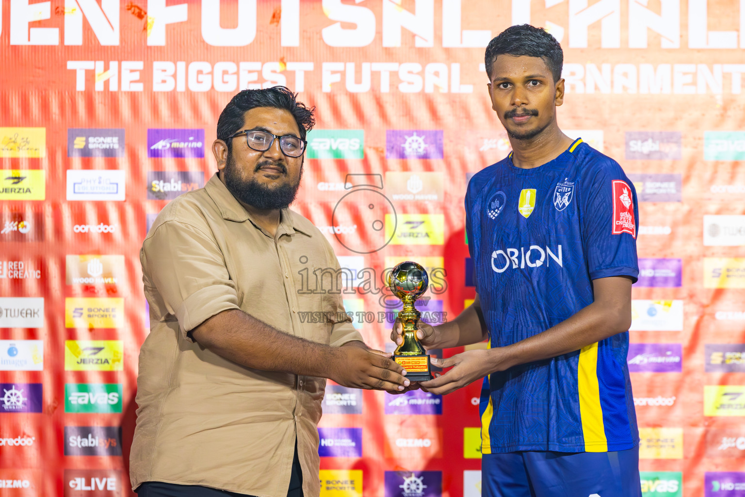 B Eydhafushi vs B Thulhaadhoo in Baa Atoll Finals Day 26 of Golden Futsal Challenge 2025 was held on Thursday , 30th January 2025, in Hulhumale', Maldives. Photos: Ismail Thoriq / images.mv