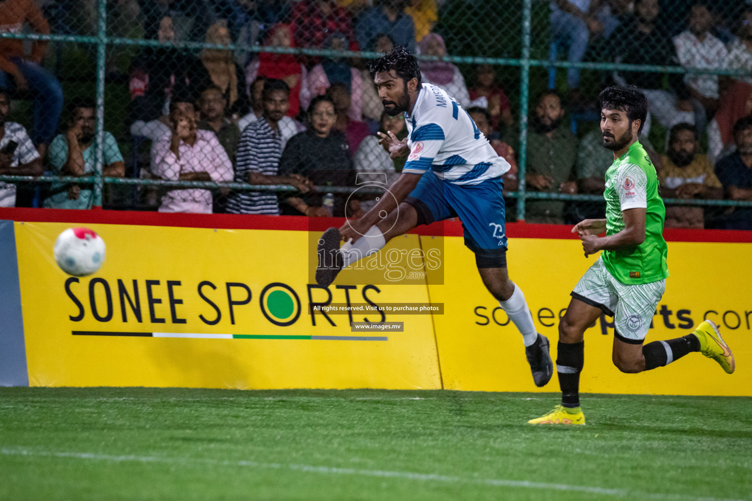 Club AVSEC vs TEAM DJA in Club Maldives Cup 2022 was held in Hulhumale', Maldives on Sunday, 9th October 2022. Photos: Hassan Simah / images.mv