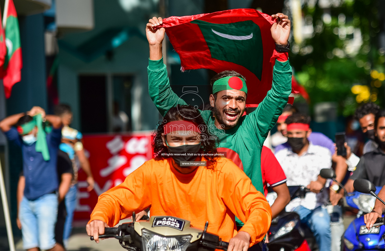 Bangladesh vs India in SAFF Championship 2021 held on 1st October 2021 in Galolhu National Stadium, Male', Maldives