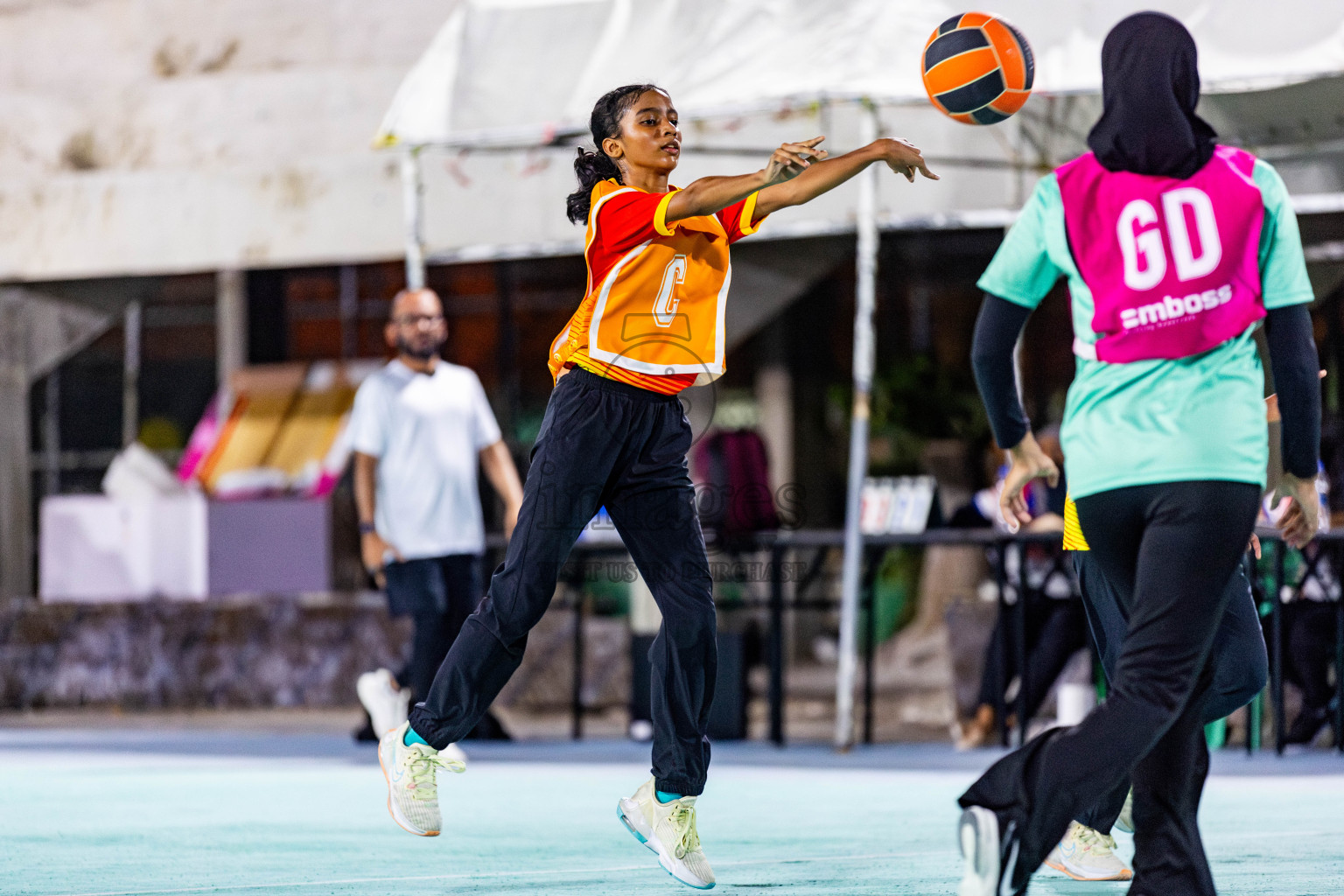 Day 4 of 23rd Netball Association Championship was held in Ekuveni Netball Court at Male', Maldives on Wednesday, 1st May 2024. Photos: Nausham Waheed / images.mv