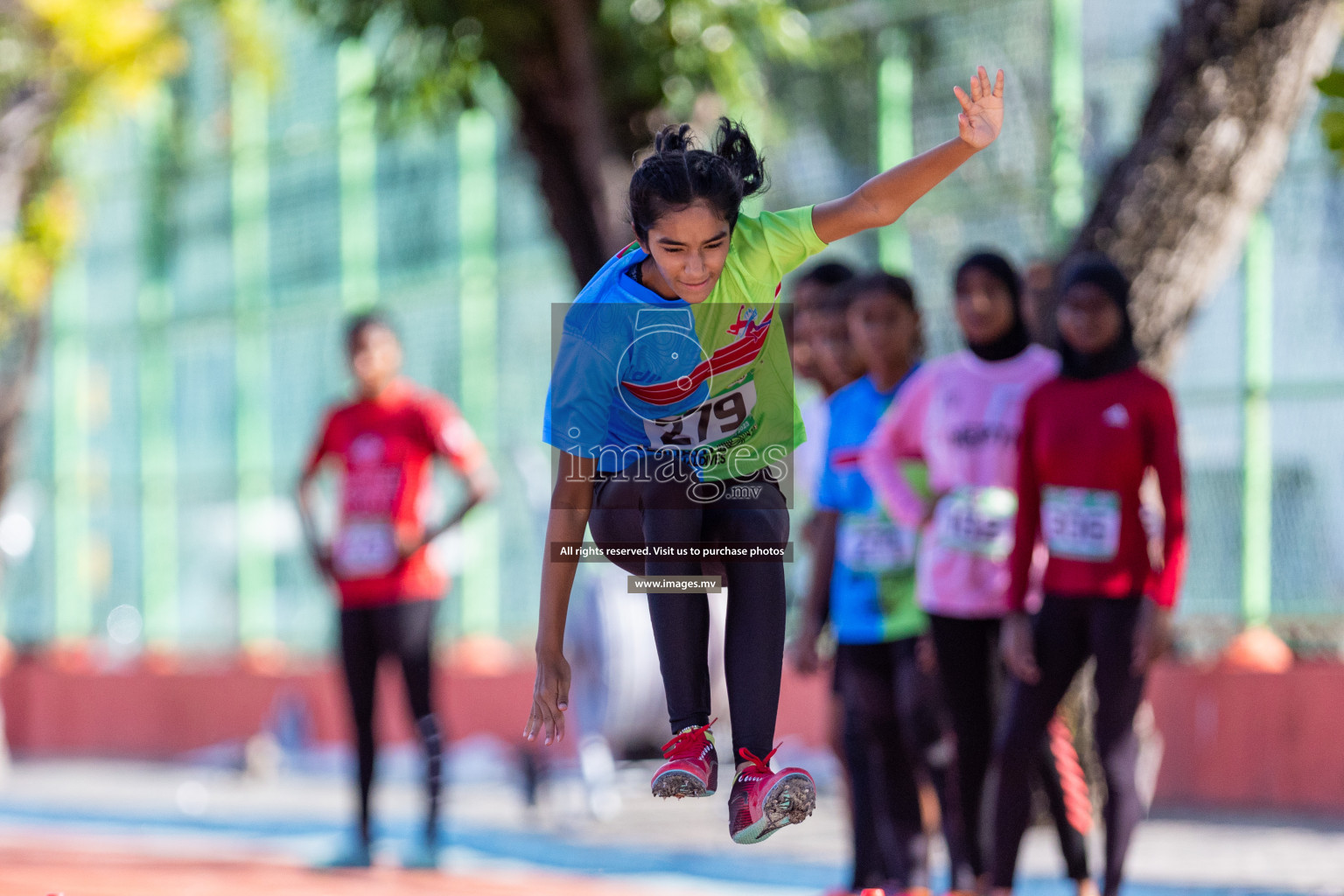 Day 2 of National Athletics Championship 2023 was held in Ekuveni Track at Male', Maldives on Saturday, 25th November 2023. Photos: Nausham Waheed / images.mv