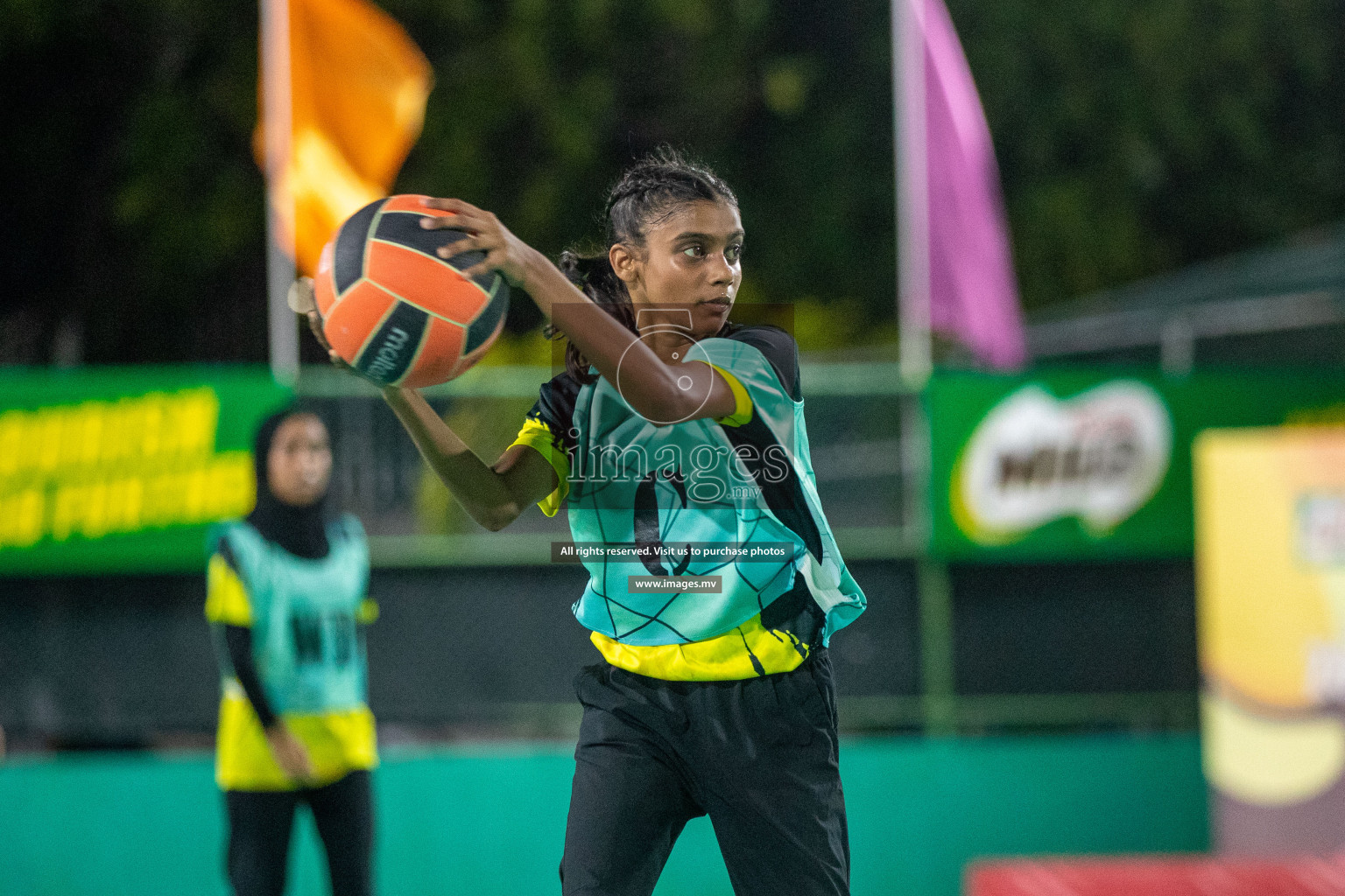 Final of 20th Milo National Netball Tournament 2023, held in Synthetic Netball Court, Male', Maldives on 11th June 2023 Photos: Nausham Waheed/ Images.mv