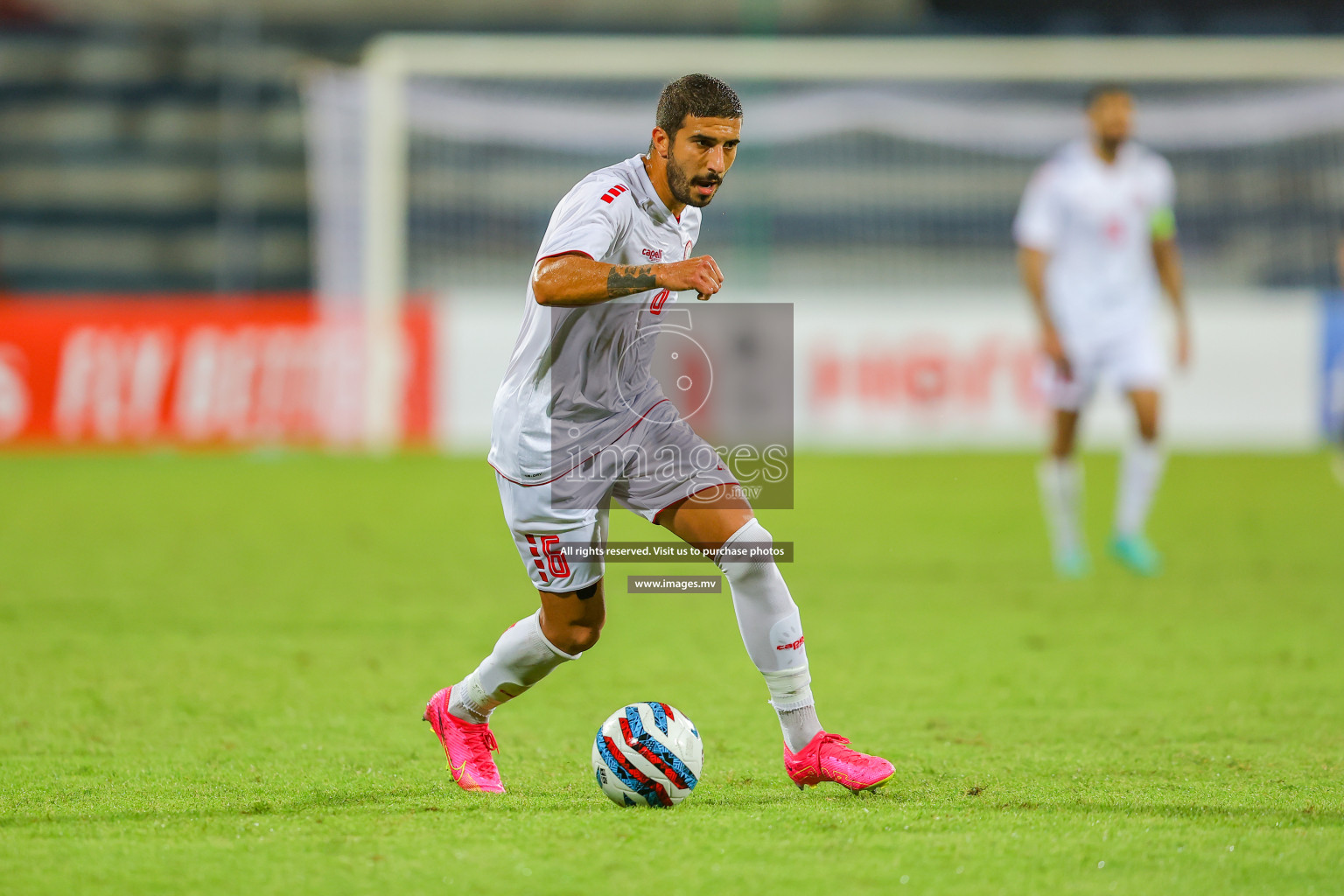 Bhutan vs Lebanon in SAFF Championship 2023 held in Sree Kanteerava Stadium, Bengaluru, India, on Sunday, 25th June 2023. Photos: Nausham Waheed, Hassan Simah / images.mv