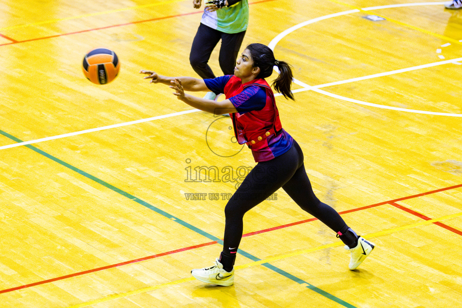 Club Matrix vs Club Green Streets in Final of 21st National Netball Tournament was held in Social Canter at Male', Maldives on Wednesday, 22nd May 2024. Photos: Nausham Waheed / images.mv