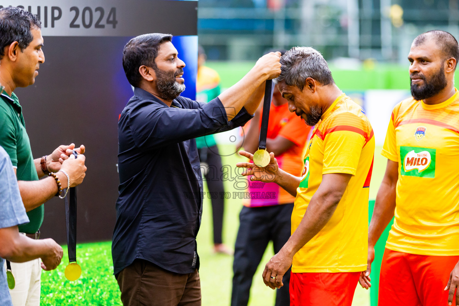 Day 3 of MILO Soccer 7 v 7 Championship 2024 was held at Henveiru Stadium in Male', Maldives on Saturday, 25th April 2024. Photos: Nausham Waheed / images.mv