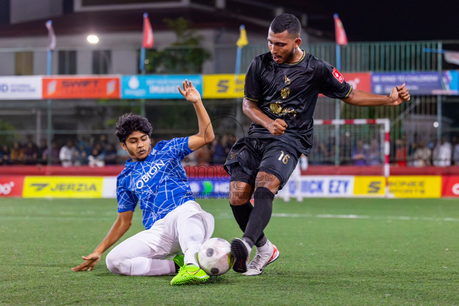 HA Utheemu vs HDh Naivaadhoo on Day 33 of Golden Futsal Challenge 2024, held on Sunday, 18th February 2024, in Hulhumale', Maldives Photos: Mohamed Mahfooz Moosa / images.mv