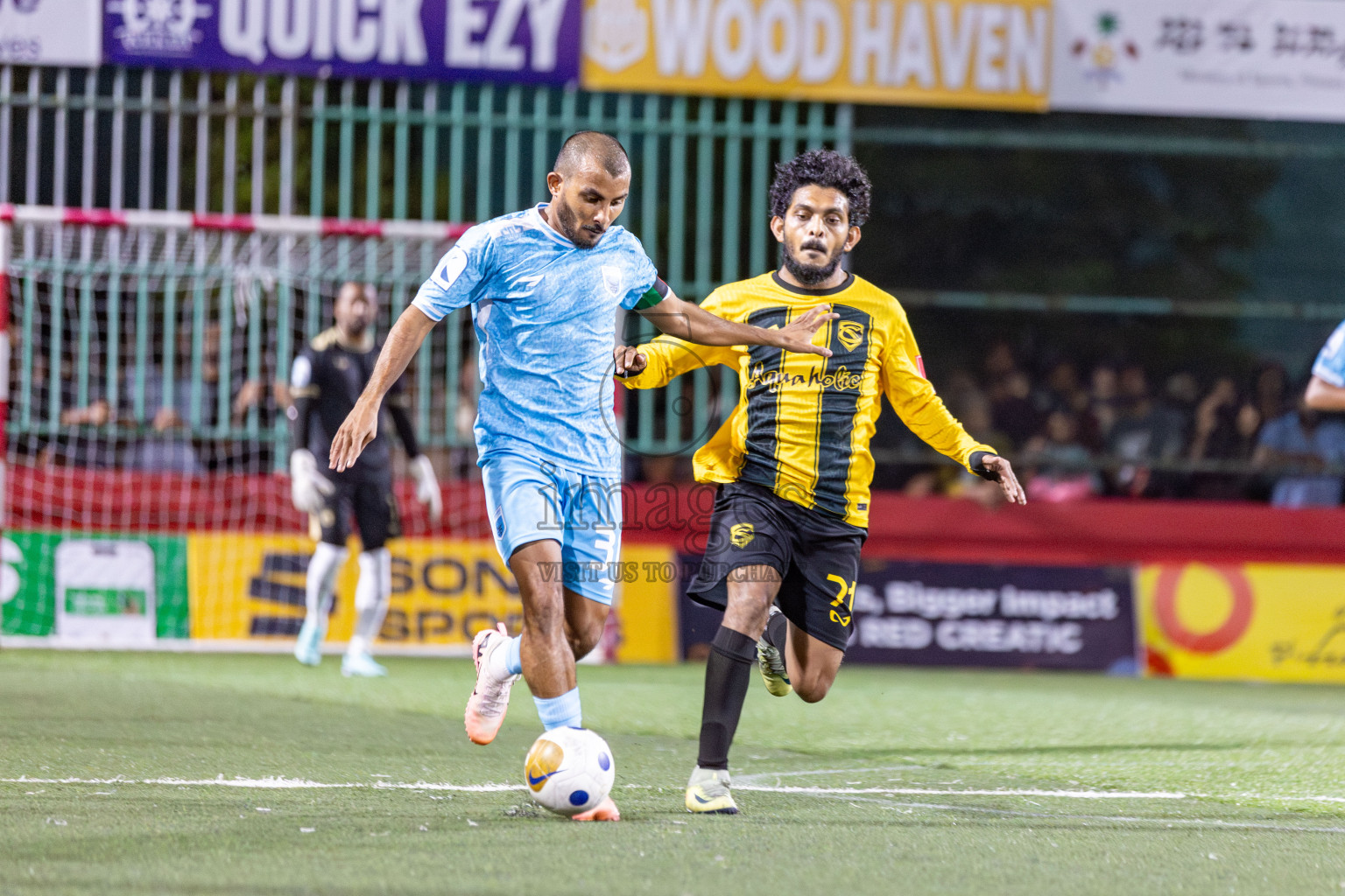 HA Dhidhdhoo vs HA Vashafaru in Day 5 of Golden Futsal Challenge 2025 on Thursday, 9th January 2025, in Hulhumale', Maldives 
Photos: Hassan Simah / images.mv