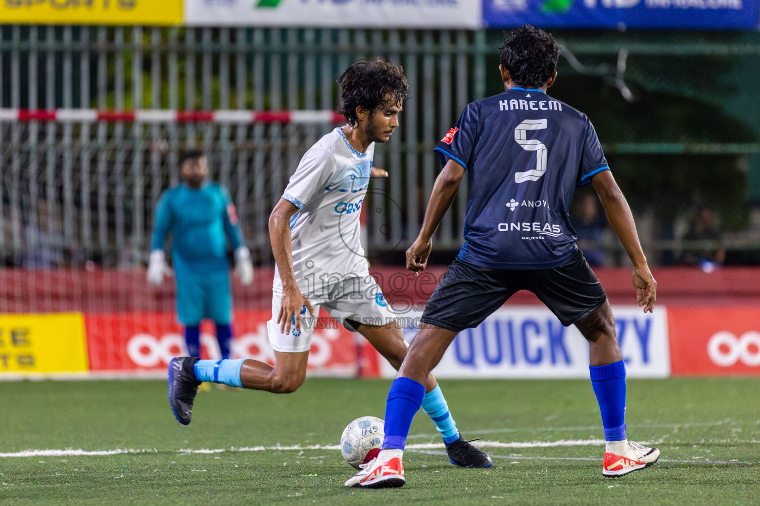 Sh Feydhoo vs Sh Lhaimagu in Day 8 of Golden Futsal Challenge 2024 was held on Monday, 22nd January 2024, in Hulhumale', Maldives Photos: Mohamed Mahfooz Moosa / images.mv