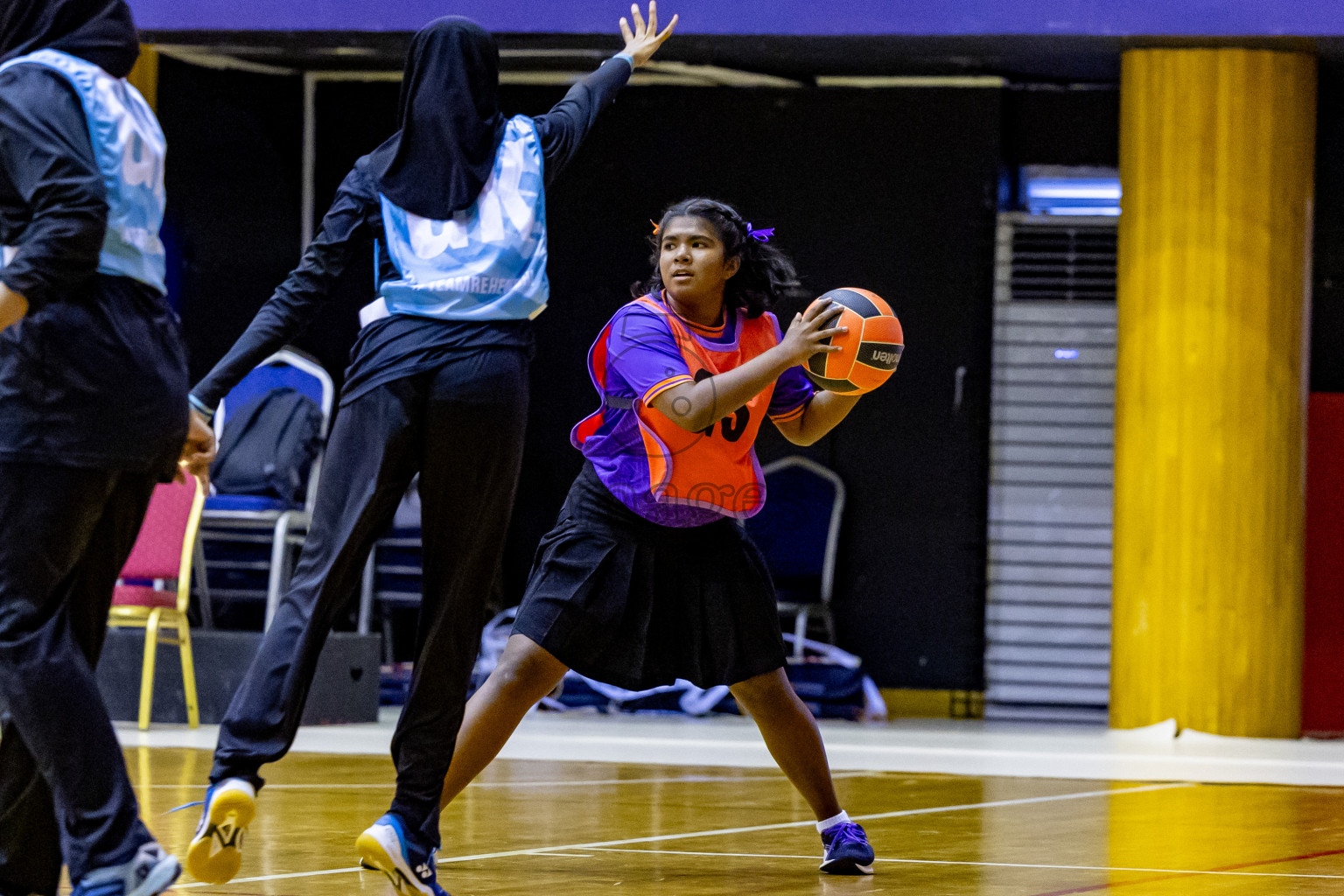 Day 14 of 25th Inter-School Netball Tournament was held in Social Center at Male', Maldives on Sunday, 25th August 2024. Photos: Nausham Waheed / images.mv