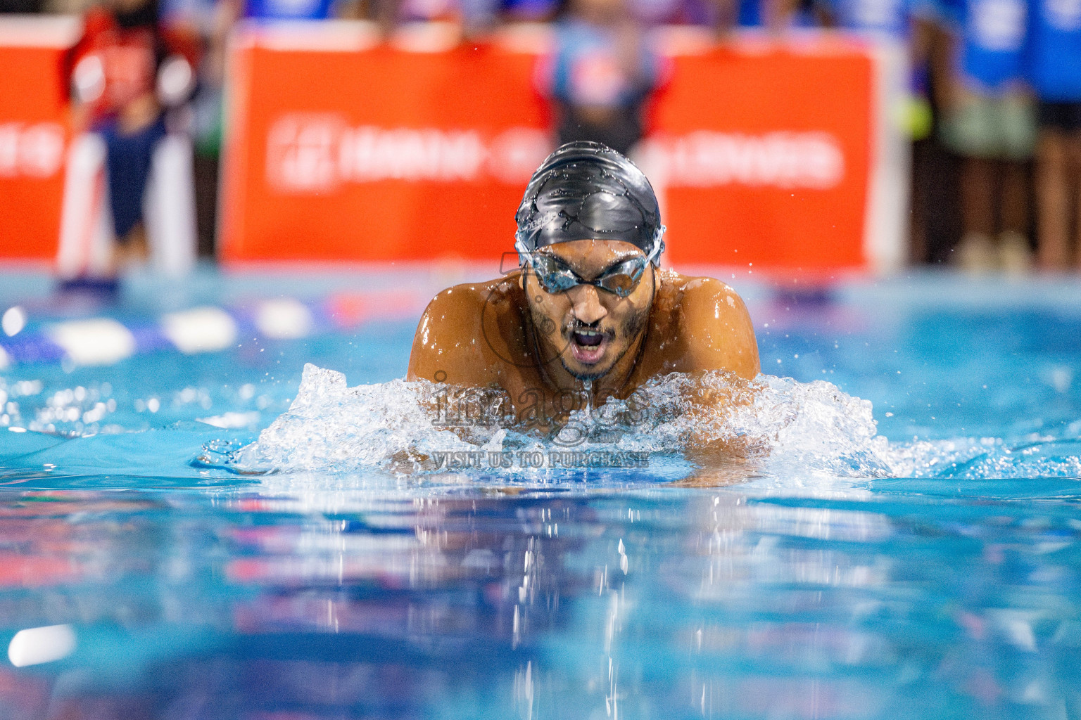 Day 4 of National Swimming Championship 2024 held in Hulhumale', Maldives on Monday, 16th December 2024. Photos: Hassan Simah / images.mv